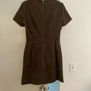 French connection faux suede dress deals